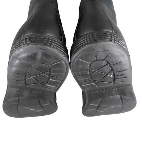 Hush Puppies Shoes Mens 10 Ankle Boots Shepsky Black Leather Zip Dress Classic